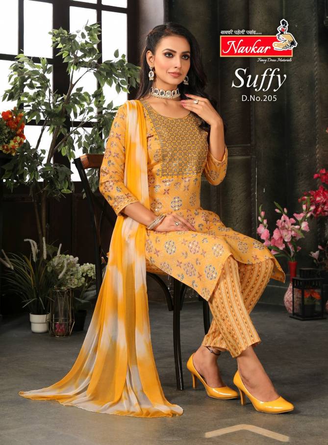 Suffy Vol 2 Navkar Fancy Wear Wholesale Printed Salwar Suits Catalog